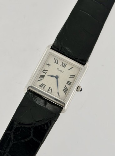 Piaget tank white - white, 18k