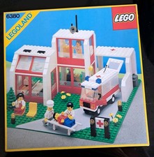LEGO Legoland 6380  -  Ospedale Cittadino  -  Tenuto Benissimo Anni 80  Vintage