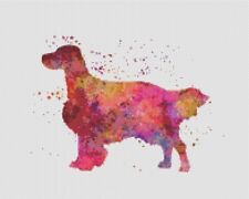 Acquerello cane cucciolo