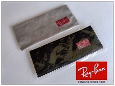 Rayban due classici panni  pulizia lenti occhiali   originali nuovi e sigillati.