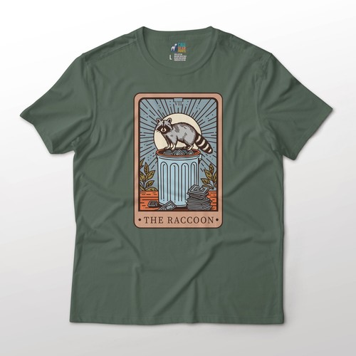 Maglietta the raccoon - maglietta,