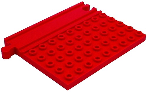 Rosso duplo stazione placca - rosso,