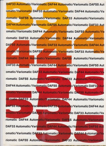 Daf prospekt 1969 44 55 - 1969,