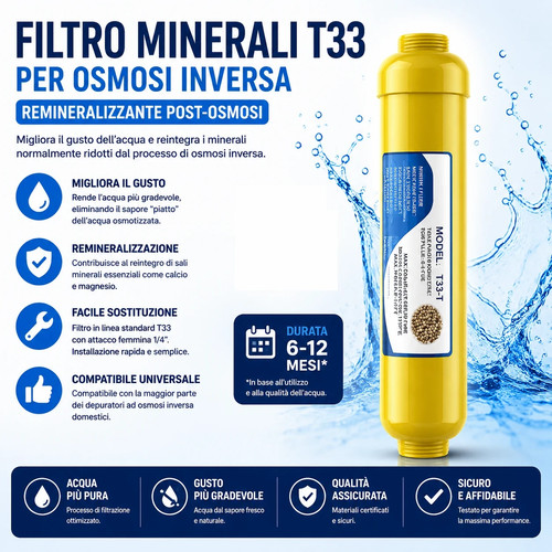 Filtro mineralizzante - filtro,