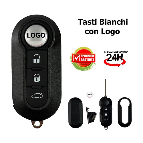 Guscio telecomando chiave fiat - telecomando,