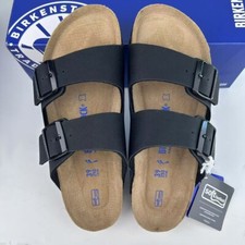 Sandali unisex Birkenstock Arizona classici neri Birko-Flor stretti/larghi 37-45