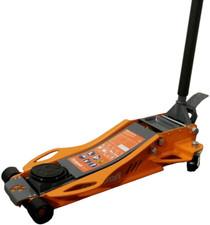 Cric crick idraulico doppio a carrello per auto 3 ton 3t ribassato professionale