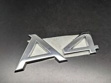 AUDI A4 A 4 LOGO SIGLA EMBLEMA FREGIO STEMMA SCRITTA BADGE TARGA TARGHETTA NOME