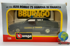 Bburago Alfa Romeo 75 Guardia di Finanza, in scala 1:24 - 1:25, (3153), vintage