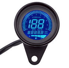 12V UNIVERSALE LCD COLORATO DIGITALE MOTO CONTACHILOMETRI TACHIMETRO CONTAGIRI