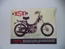 advertising Pubblicità 1974 VELOMOTOR TESTI CRICKET P4 50