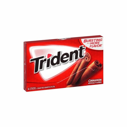 Trident cinnamon chewing gum - trident,
