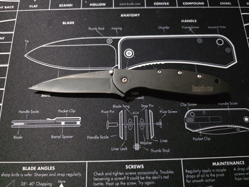 Coltello porro nero kershaw - porro,