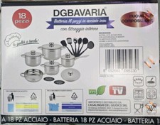 Set Batteria Pentole Acciaio