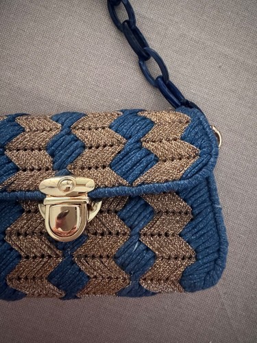 Borsa ricamo rete canvas - ricamo,