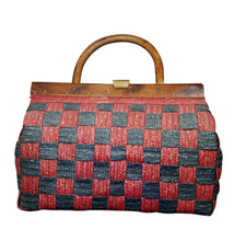 GRANDE BORSA BICOLORE IN