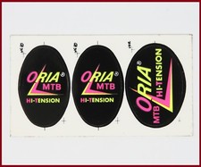 NOS ORIGINALE ORIA TUBING MTB DECAL STICKER anni 90 VINTAGE