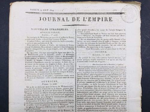 Bataille wagram 1809 - bataille, de