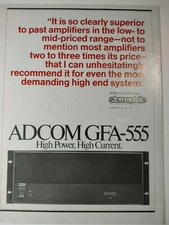 Adcom Vintage Print Ad GFA 555