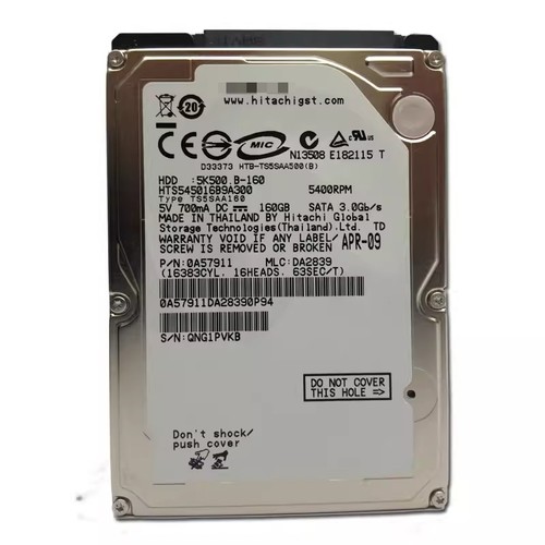 Notebook 160gb hard disk 5 - hard, 2.5