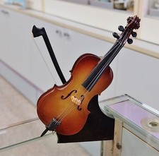 Violino riproduzione mignon in legno + supporto e astuccio Kharma Living h10