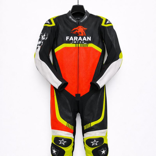 Tuta moto racing pelle - racing, in