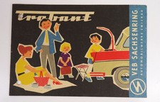 Old brochure Trabant VEB