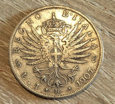 1 Lira 1909 Aquila Sabauda