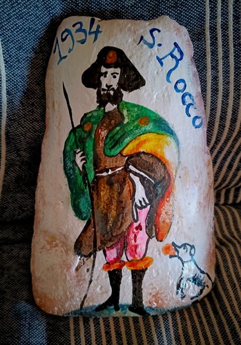Dipinto antico coppo - su,