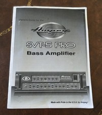 Ampeg SVT-5 PRO Amplificatore Basso Guida Proprietari