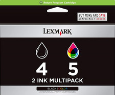 New Genuine Lexmark 4 5 2PK