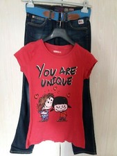 Jeans Roy Roger's bambina tg 10-12 anni +maglietta tg M Terranova