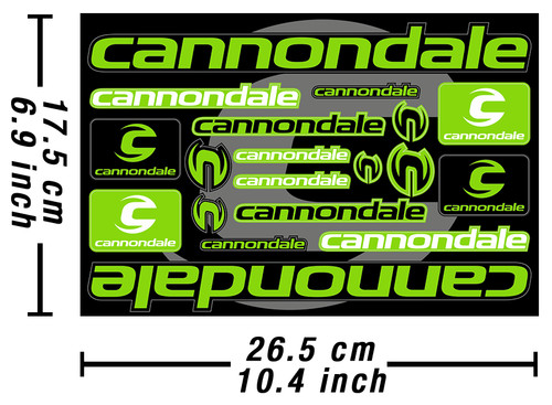 Cannondale decal stickers - decal,