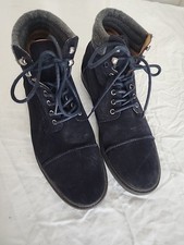 Zara Mens Suede Dark Blue