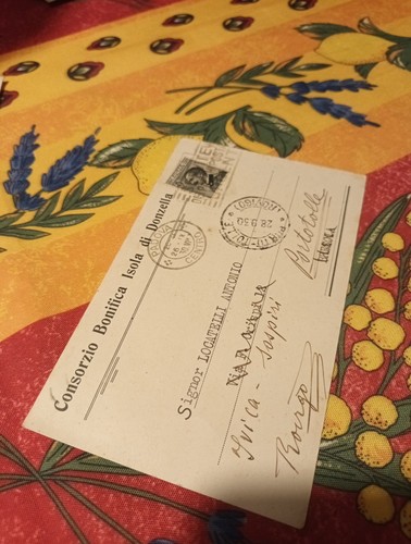 Cartolina consorzio bonifica - consorzio,