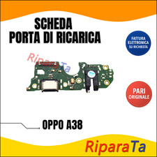 PCB CONNETTORE RICARICA OPPO A38 DOCK MICROFONO JACK  CPH2579 PARI ORIGINALE