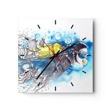Orologio da Parete in Vetro