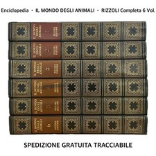 Enciclopedia IL MONDO DEGLI ANIMALI • RIZZOLI EDITORE • Completa Di 6 VOLUMI •