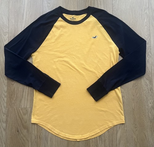 Hollister yellow navy curved - hollister,
