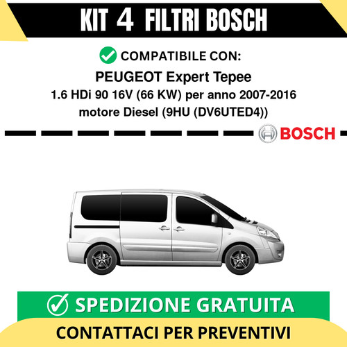 Kit bosch filtri tagliando - bosch,