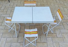 Set tavolo e 4 sedie da picnic