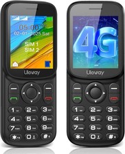 Telefono funzione Tosaju 4G sbloccato portatile mini base lungo tempo di standby nero 
