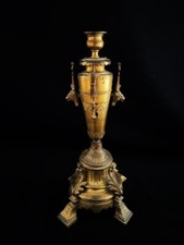 Lampada-Candeliere bronzo fine '800/ H.37 Cm.