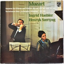 PHILIPS STEREO 6500 145 MOZART Sonate P.no Violin Ingrid HARBLER-Henryk SZERYNG