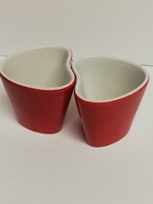 TAZZINE BIALETTI DA CAFFE' ROSSE CUORE ESPRESSO COLLEZIONE DESIGN COLLECTION