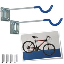 Parpyon® Porta biciclette da muro 2 gancio bici muro, porta bici, porta attrezzi