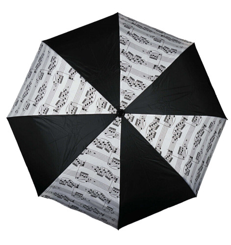 Ombrello bianco nero - bianco, e