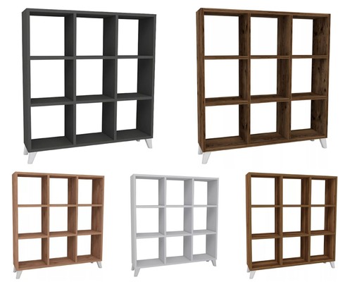 Librerie legno cubi - librerie,