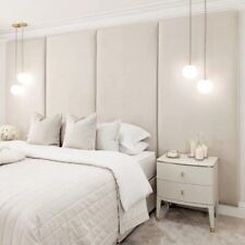 Pannello parete testiera imbottito velluto doppia larghezza-appeso a parete-200cmx90cm