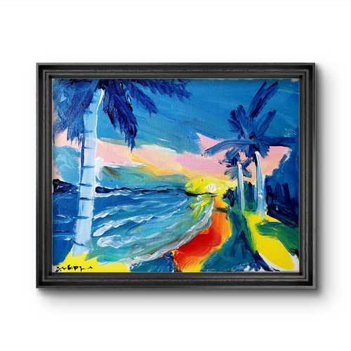 Quadro paesaggio marino